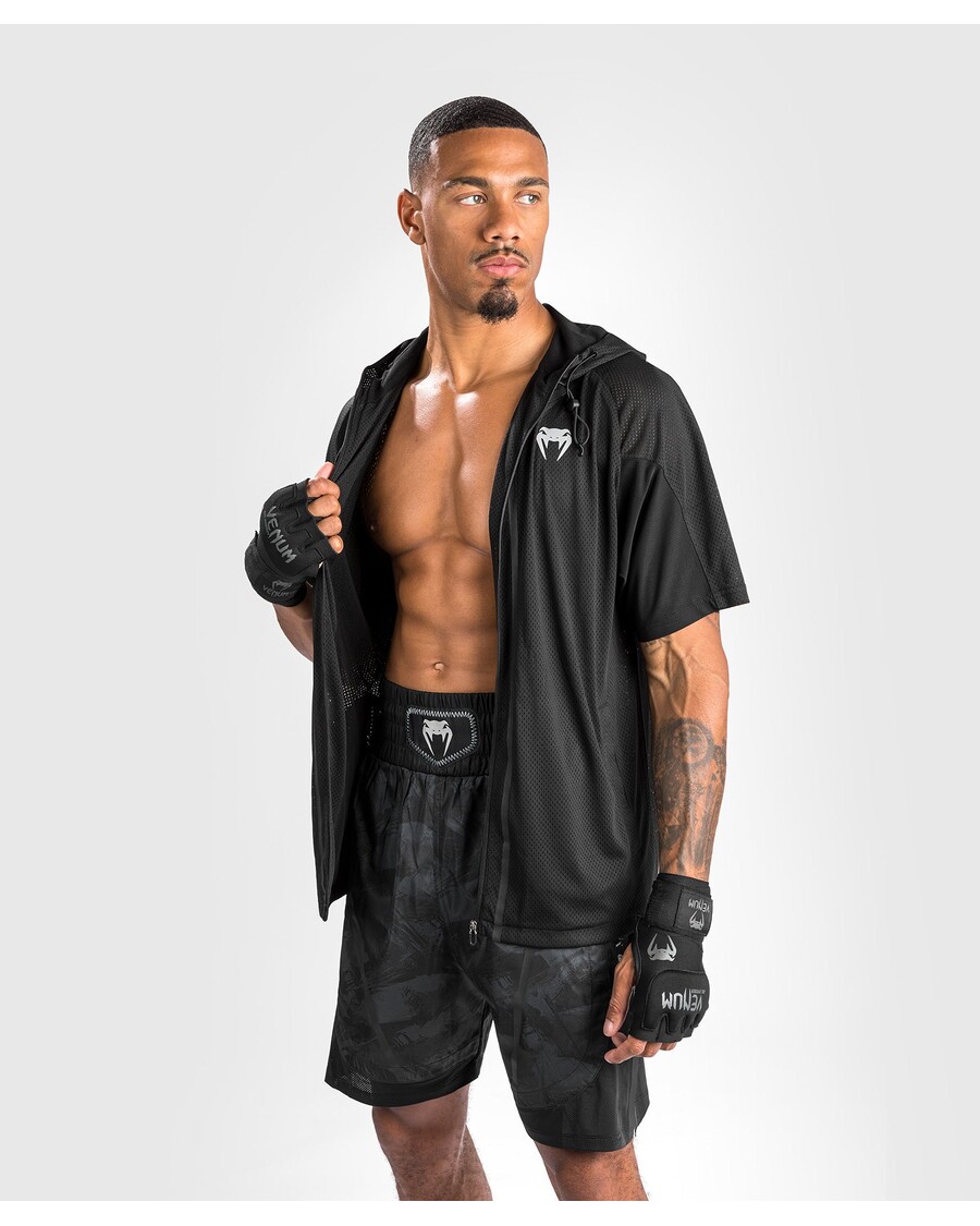 Venum Electron 3.0 Dry Tech Jope - Lühikesed Varrukad - Must