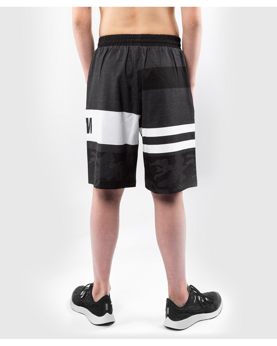 מכנסי אימון שורטטי Venum - לילדים - שחור/אפור