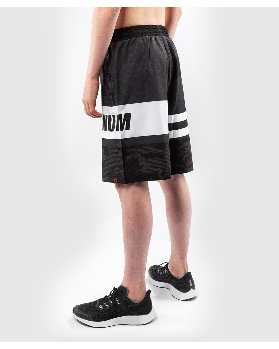 מכנסי אימון שורטטי Venum - לילדים - שחור/אפור