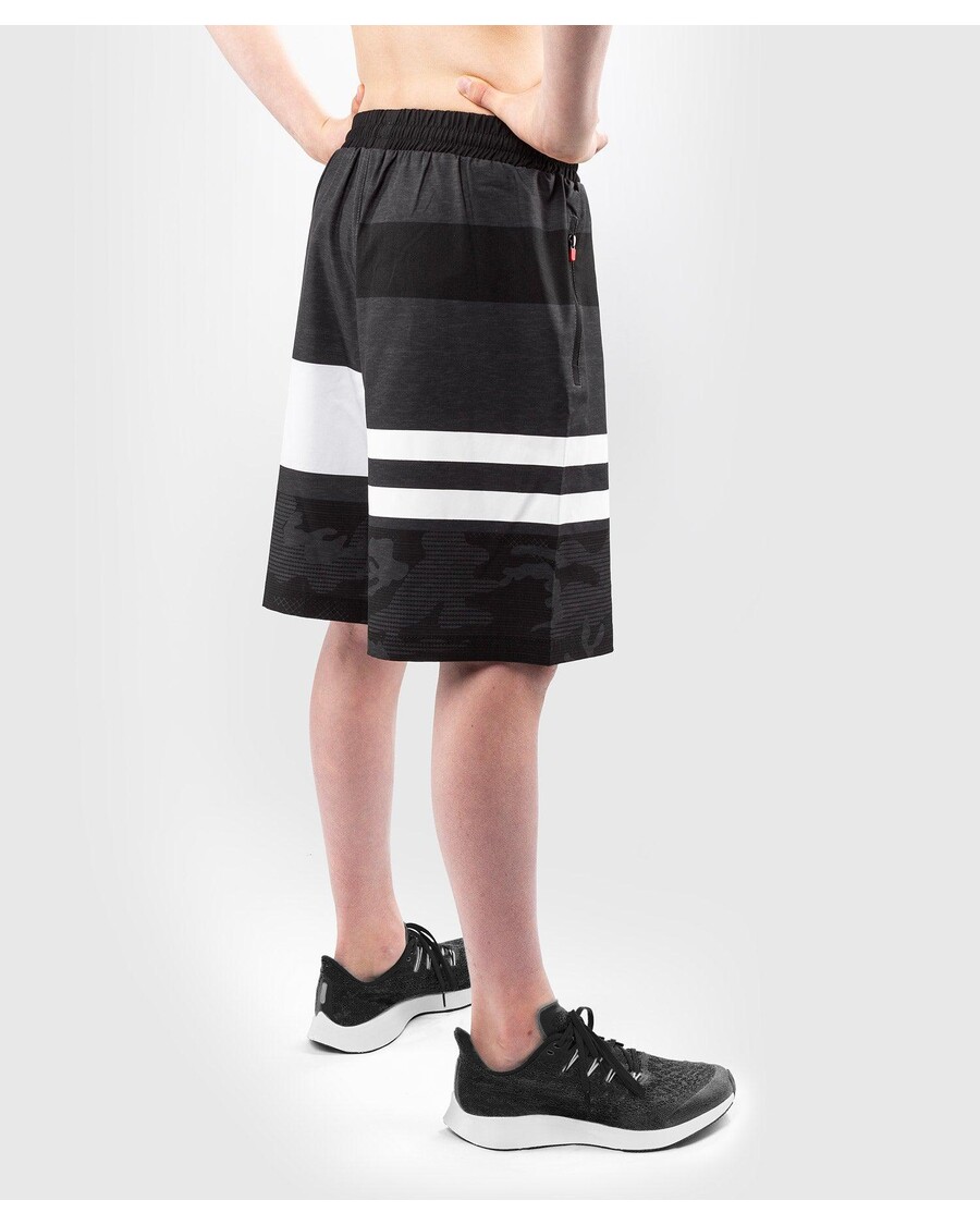 מכנסי אימון שורטטי Venum - לילדים - שחור/אפור