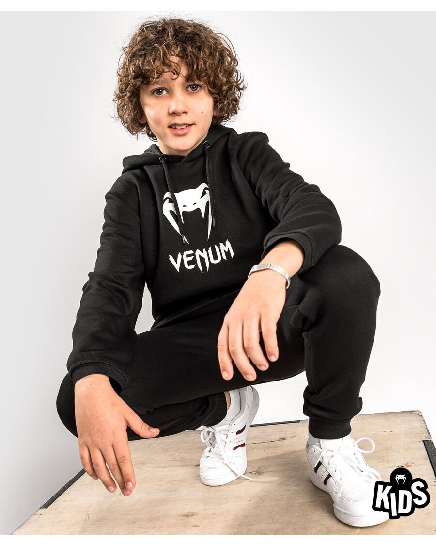 Hoodie Klasik Venum - Untuk Anak - Hitam