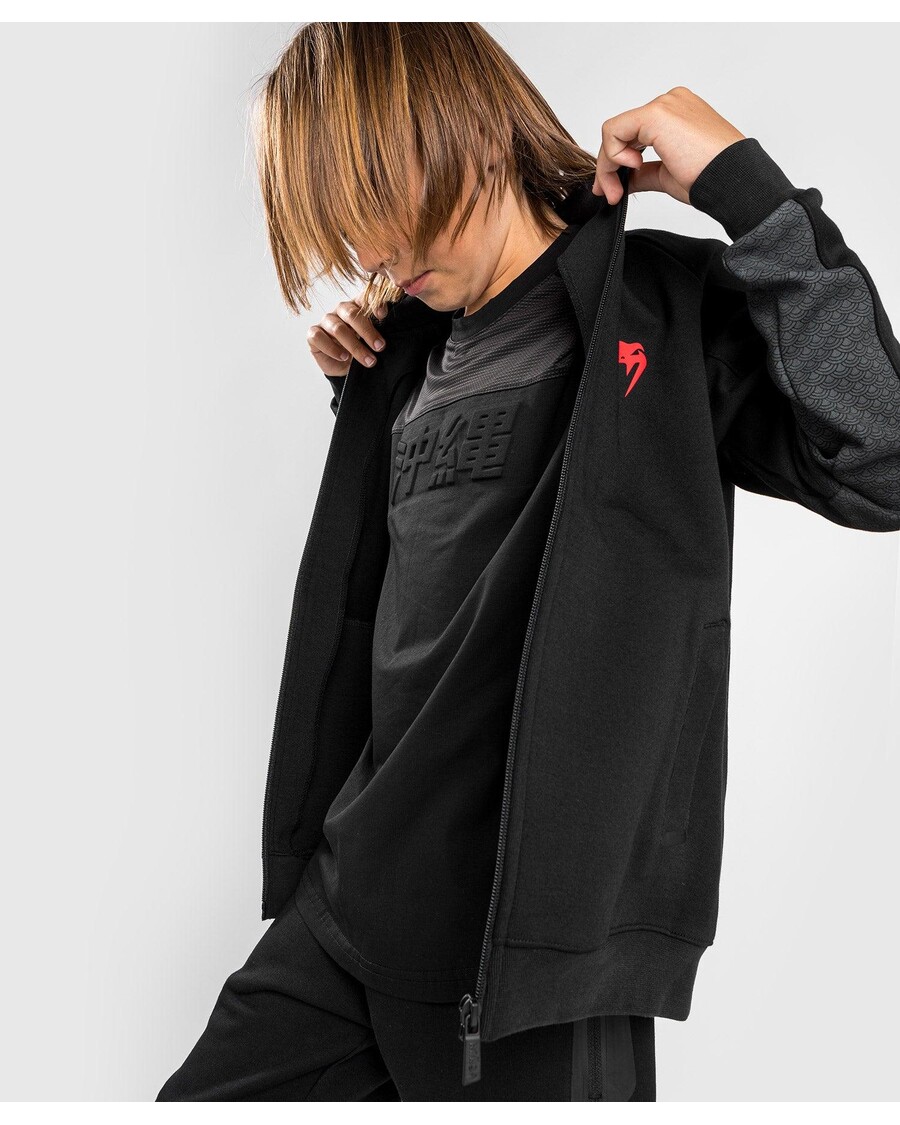 Venum Okinawa 3.0 トラック ジャケット - 子供用 - ブラック/レッド