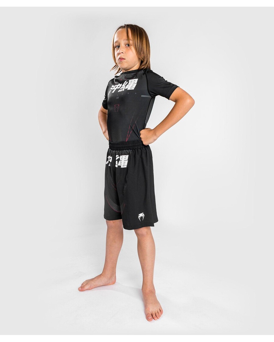 Pantaloncini Da Allenamento Venum Okinawa 3.0 - Per Bambini - Neri/rossi