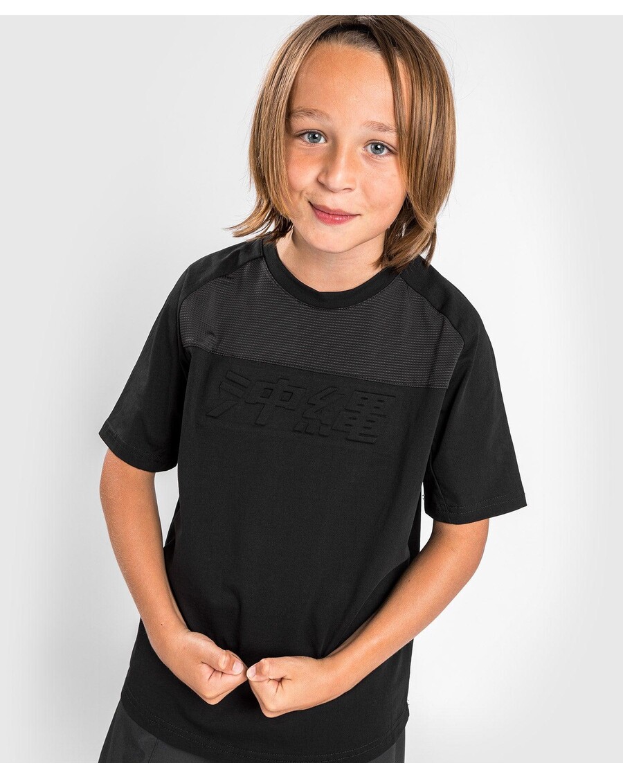 Majica Venum Okinawa 3.0 - Za Otroke - črna/rdeča