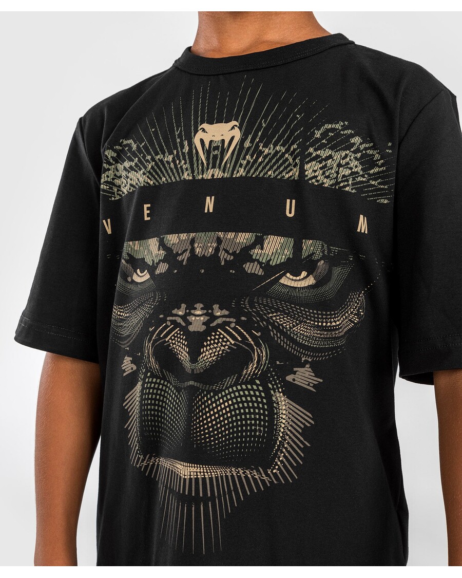 Детска тениска Venum Gorilla Jungle - черно/пясъчно