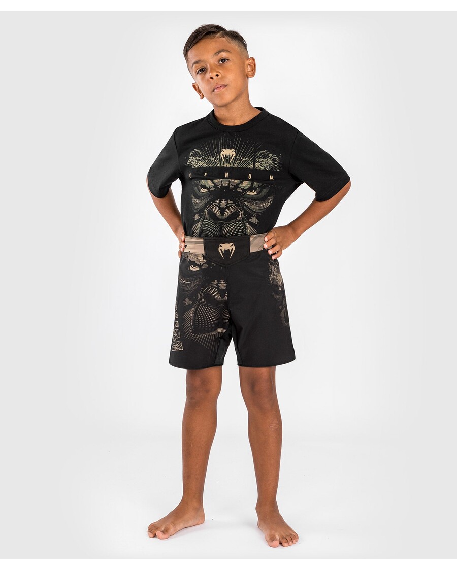 Venum Gorilla Jungle Fightshort Voor Kinderen - Zwart/zand