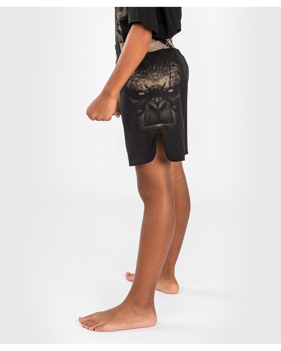 Venum Gorilla Jungle Fightshort Voor Kinderen - Zwart/zand