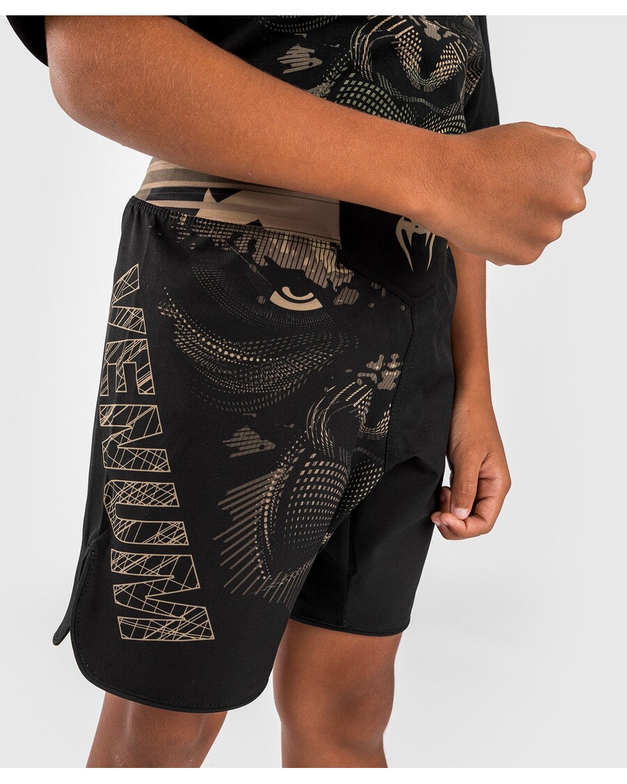 Venum Gorilla Jungle Fightshort Voor Kinderen - Zwart/zand