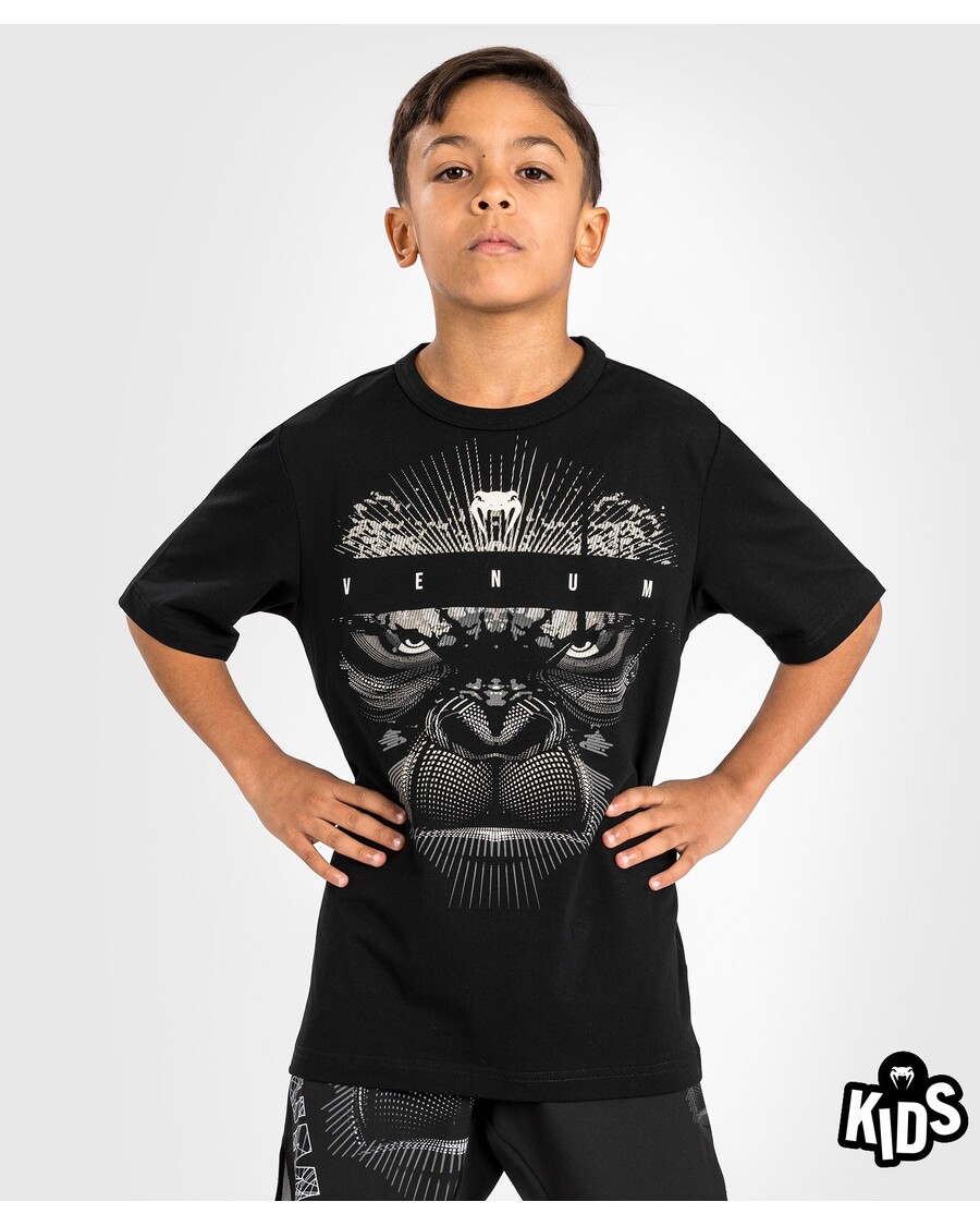 Kaos Venum Gorilla Hutan Untuk Anak - Hitam/putih