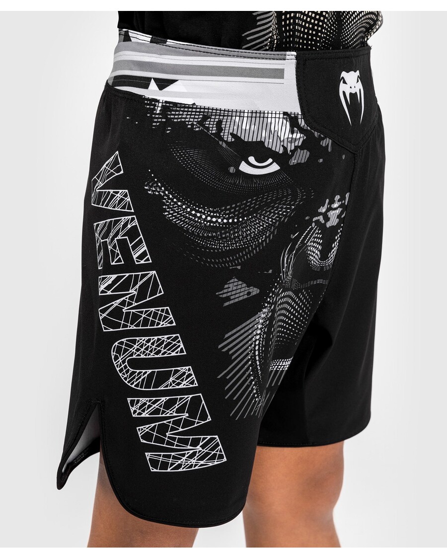 Venum ゴリラ ジャングル キッズ ファイトショーツ - ブラック/ホワイト