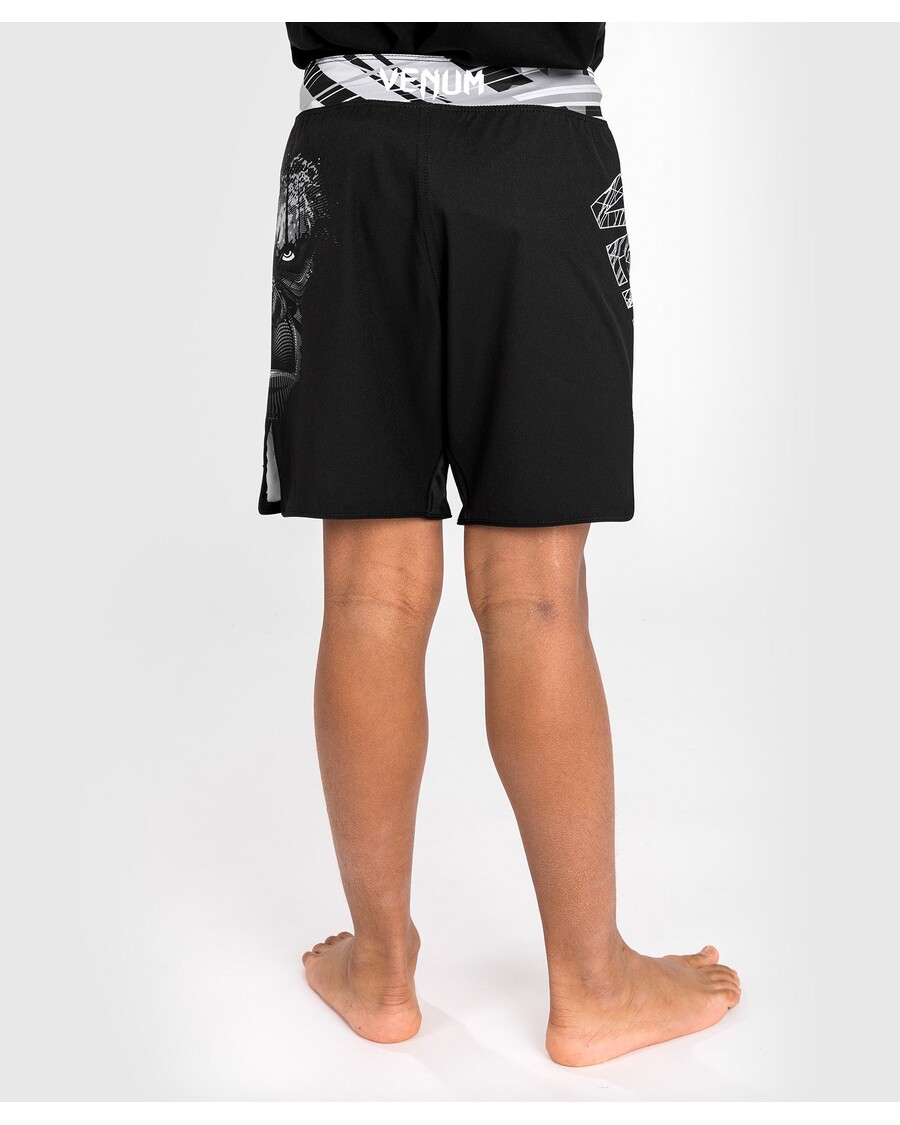 Venum ゴリラ ジャングル キッズ ファイトショーツ - ブラック/ホワイト