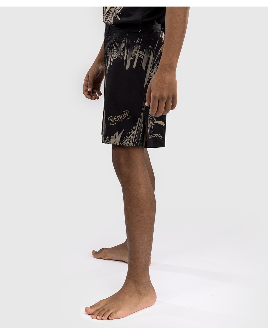 Pantaloncini Da Combattimento Per Bambini Venum Tiger - Neri/arancioni Neon