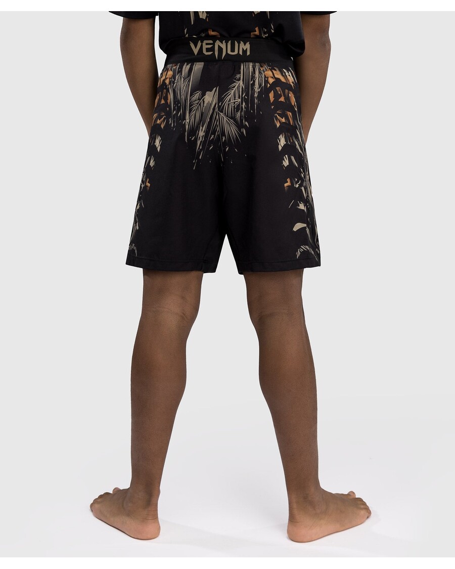 Pantaloncini Da Combattimento Per Bambini Venum Tiger - Neri/arancioni Neon