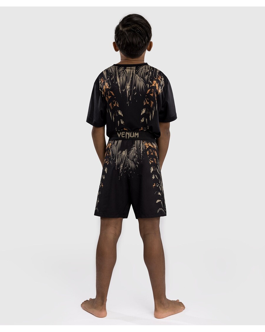Pantaloncini Da Combattimento Per Bambini Venum Tiger - Neri/arancioni Neon