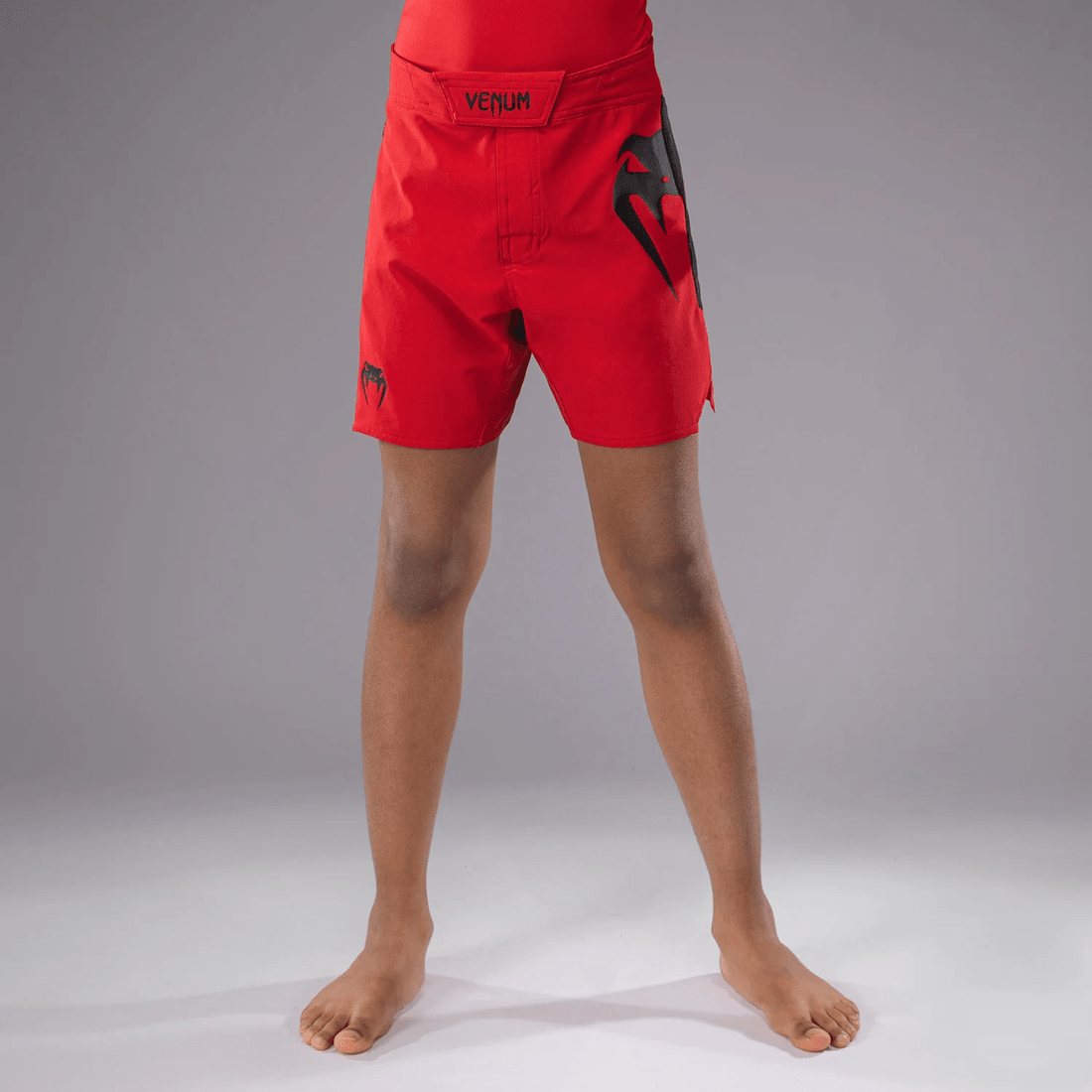 Venum Light Kids Fight Shorts - Kirsikkapunainen