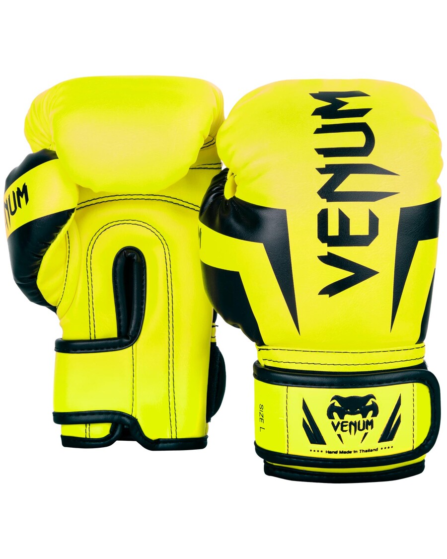 Guantoni Da Boxe Venum Kids Elite, Neo Gialli