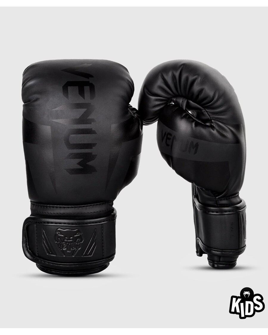Venum Elite Gants De Boxe Enfants - Exclusif - Mat/noir