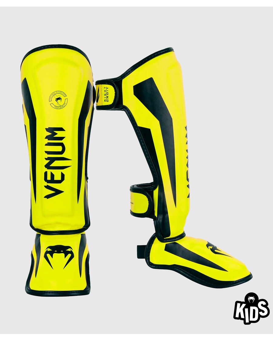 Venum Elite Protège-tibias Enfants - Exclusif - Jaune Néo