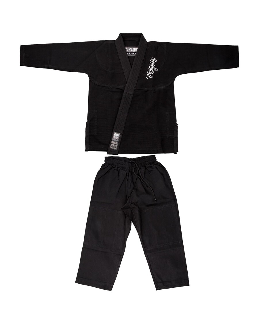Venum Contender Kids Bjj Gi (nemokamas Baltas Diržas) - Juodas