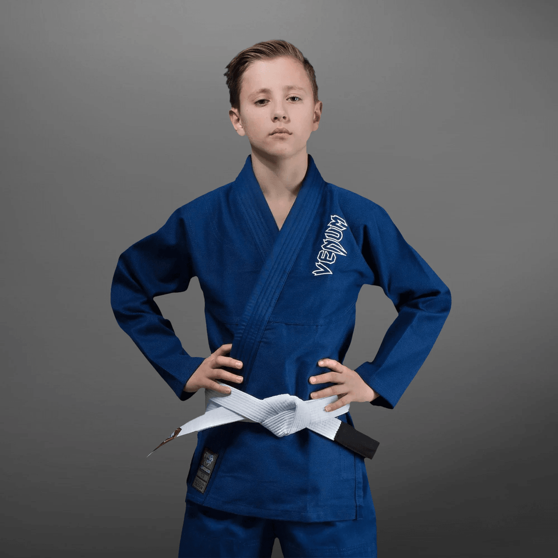 Venum Contender Kids Bjj Gi (gratis Vitt Bälte Ingår) -blå