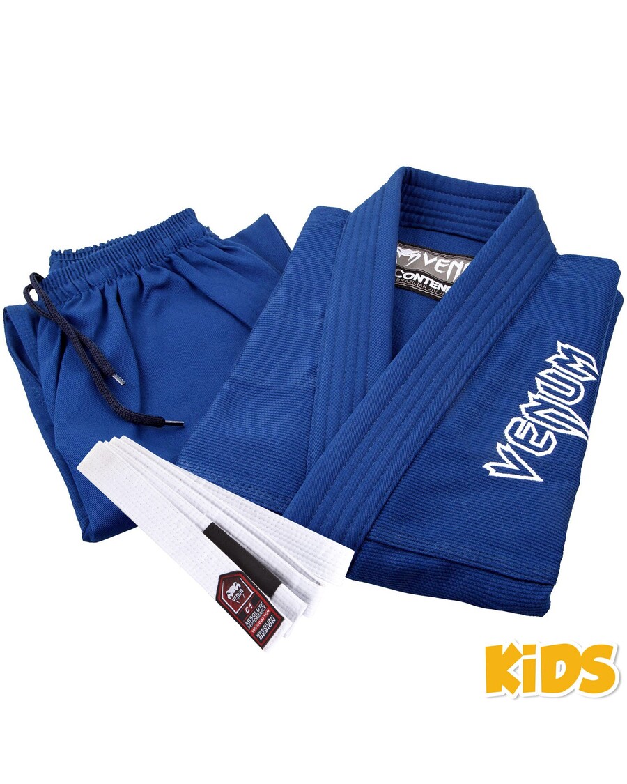 Venum Contender Kids Bjj Gi (curea Albă Gratuită Inclusă) - Albastru