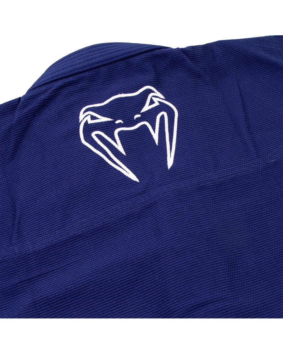 Venum Conender キッズ ブラジリアン柔術着 (無料の白いベルトが付属) - ネイビーブルー