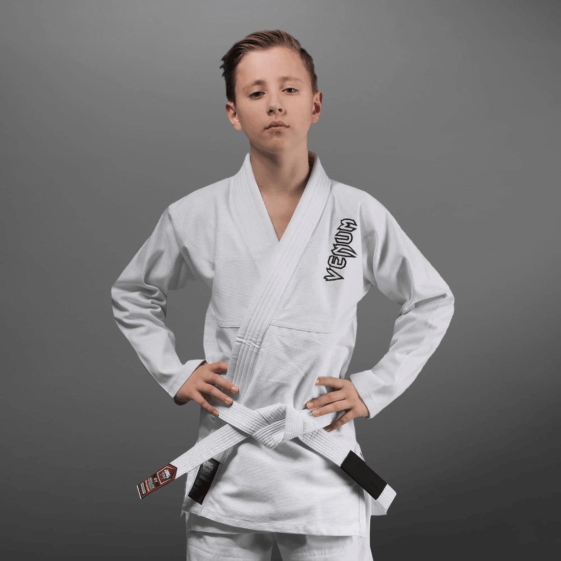 Venum Contender Kids Bjj Gi (gratis Vitt Bälte Ingår) - Vit