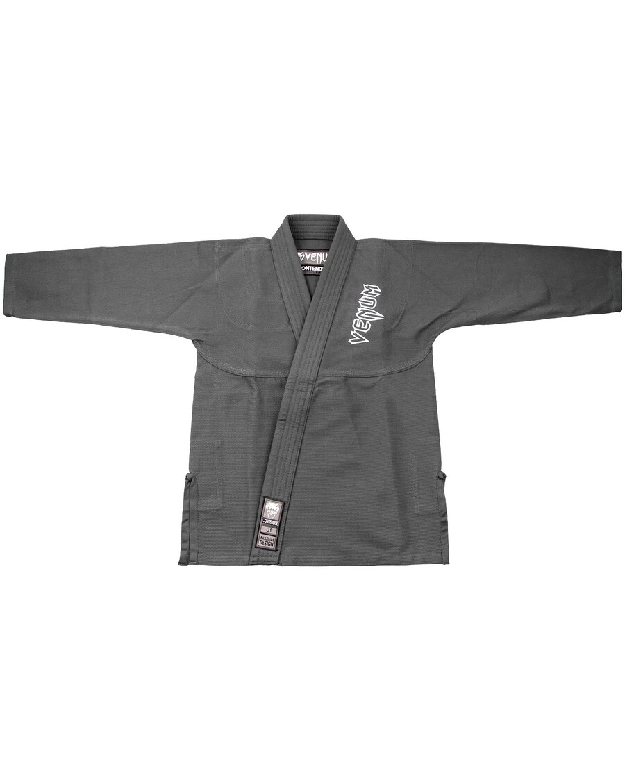 Venum Contender Kids Bjj Gi (cintura Bianca Gratuita Inclusa) - Grigio