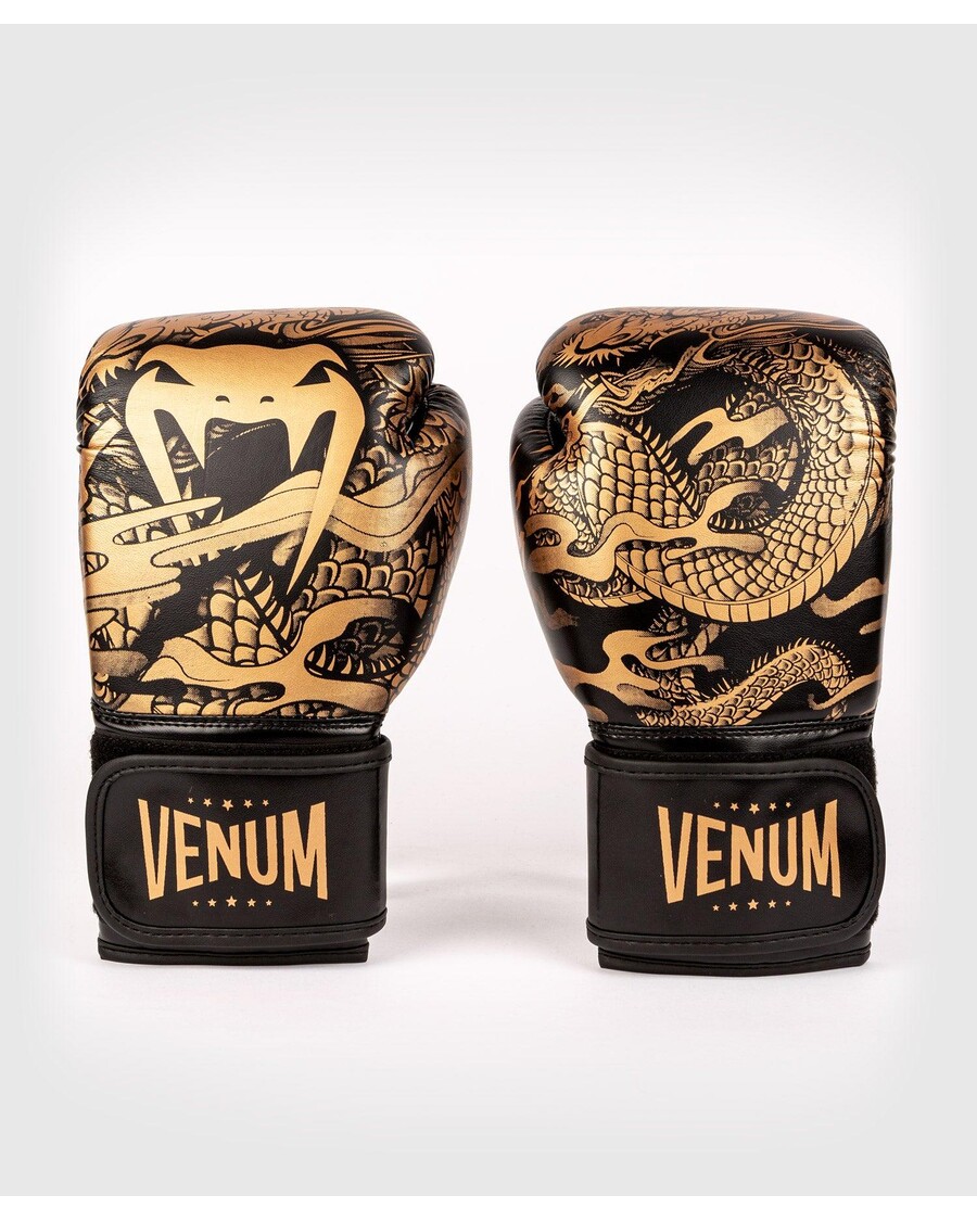 Venum Dragon's Flight Boxningshandskar - För Barn - Svart/brons