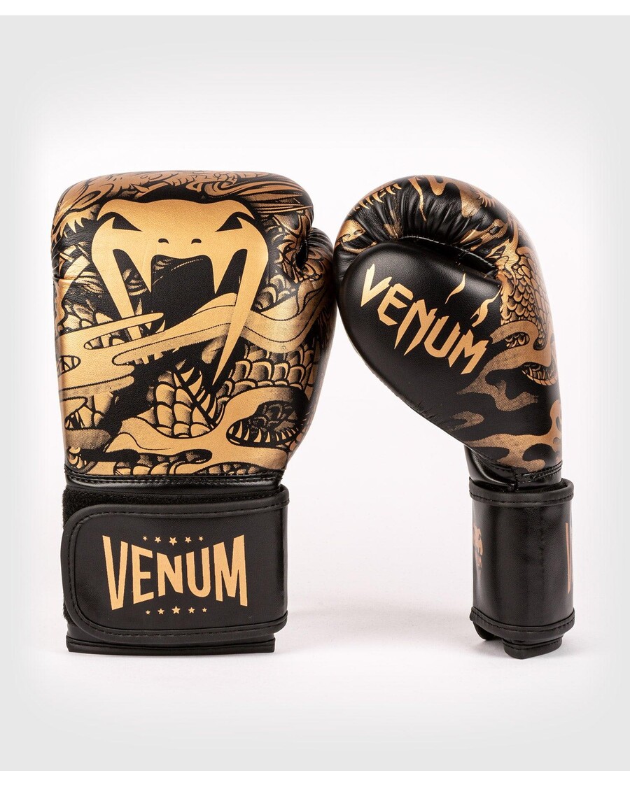 Venum Dragon's Flight Boxningshandskar - För Barn - Svart/brons