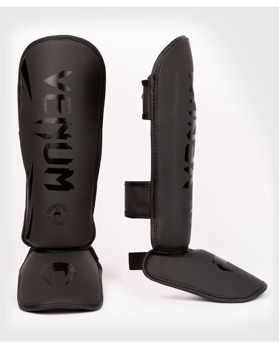 Venum Challenger Kids Shin Guards - Black/Black