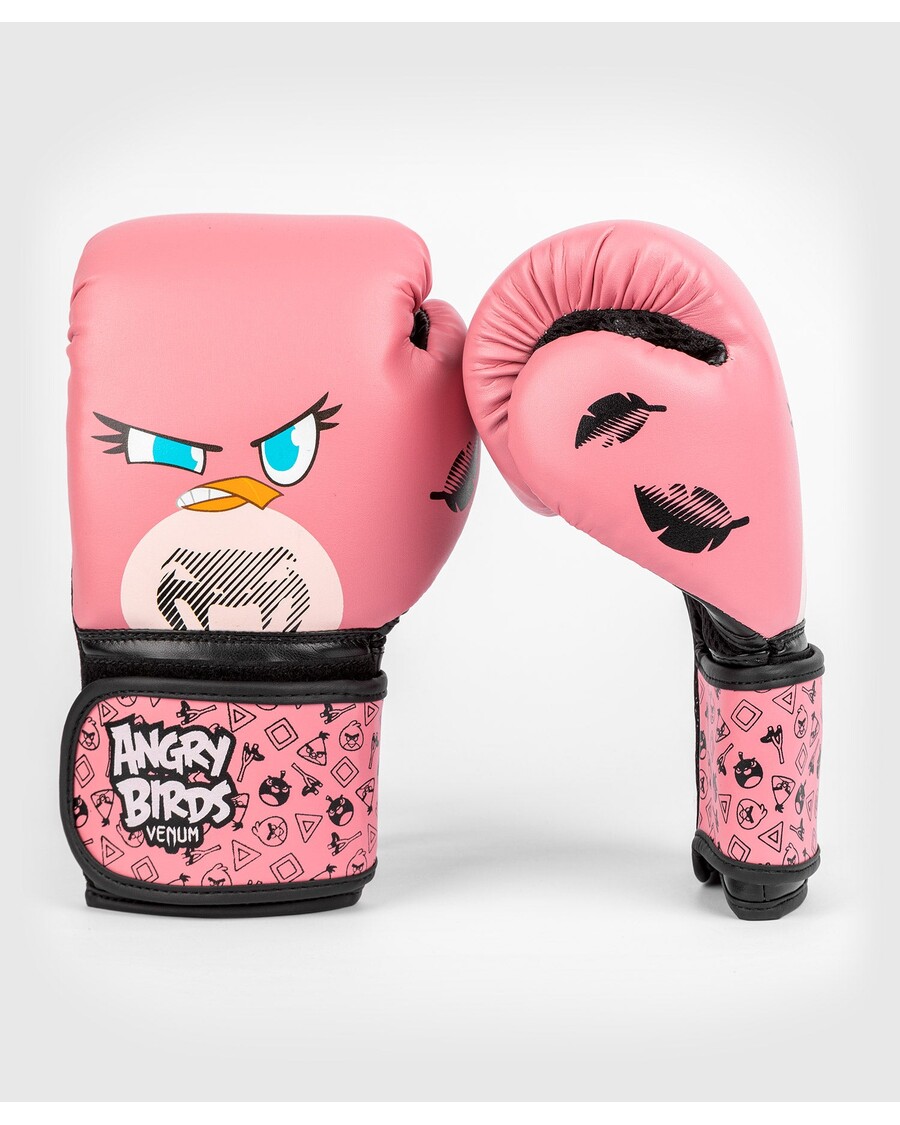 قفازات الملاكمة للطيور الغاضبة من فينوم - للأطفال - وردي