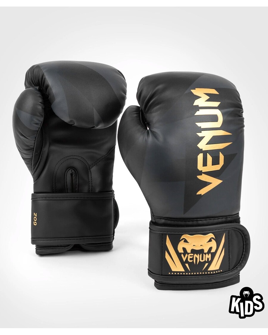 Boxerské Rukavice Venum Razor - Pre Deti - čierne/zlaté