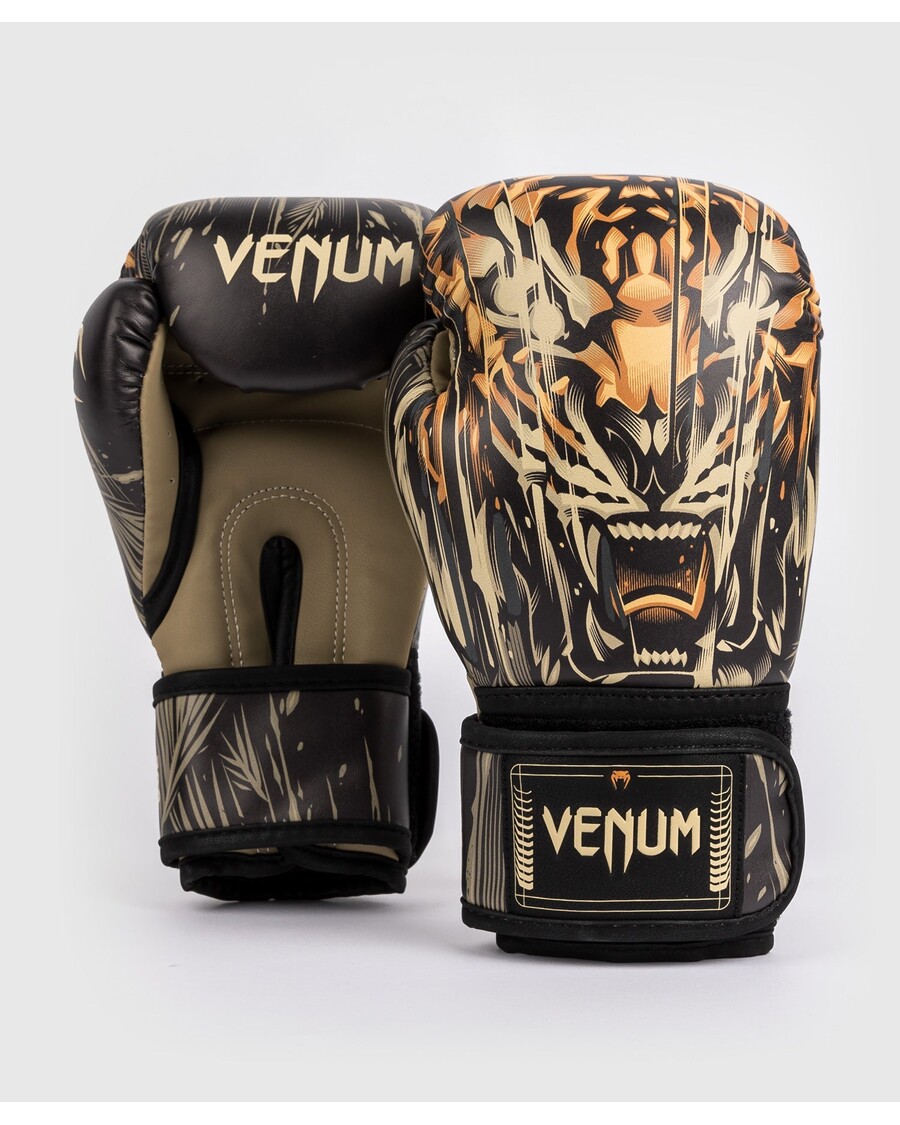 Venum Tiger Kids Boksehansker - Svart/neon Oransje