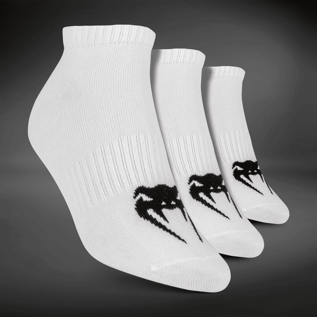 Venum Classic Footlet Sock - set of 3 - White/Black