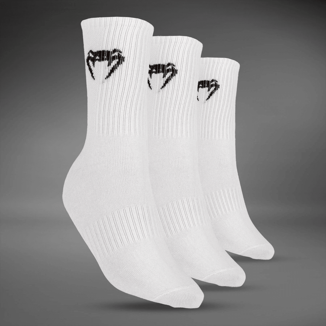 Venum Classic Socks - set of 3 - White/Black