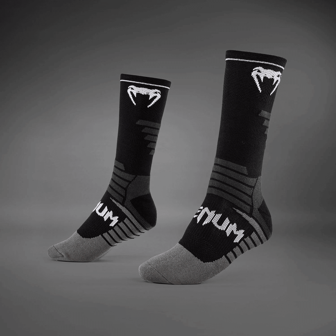 Venum Elite Performance Crew Socks - Black/White