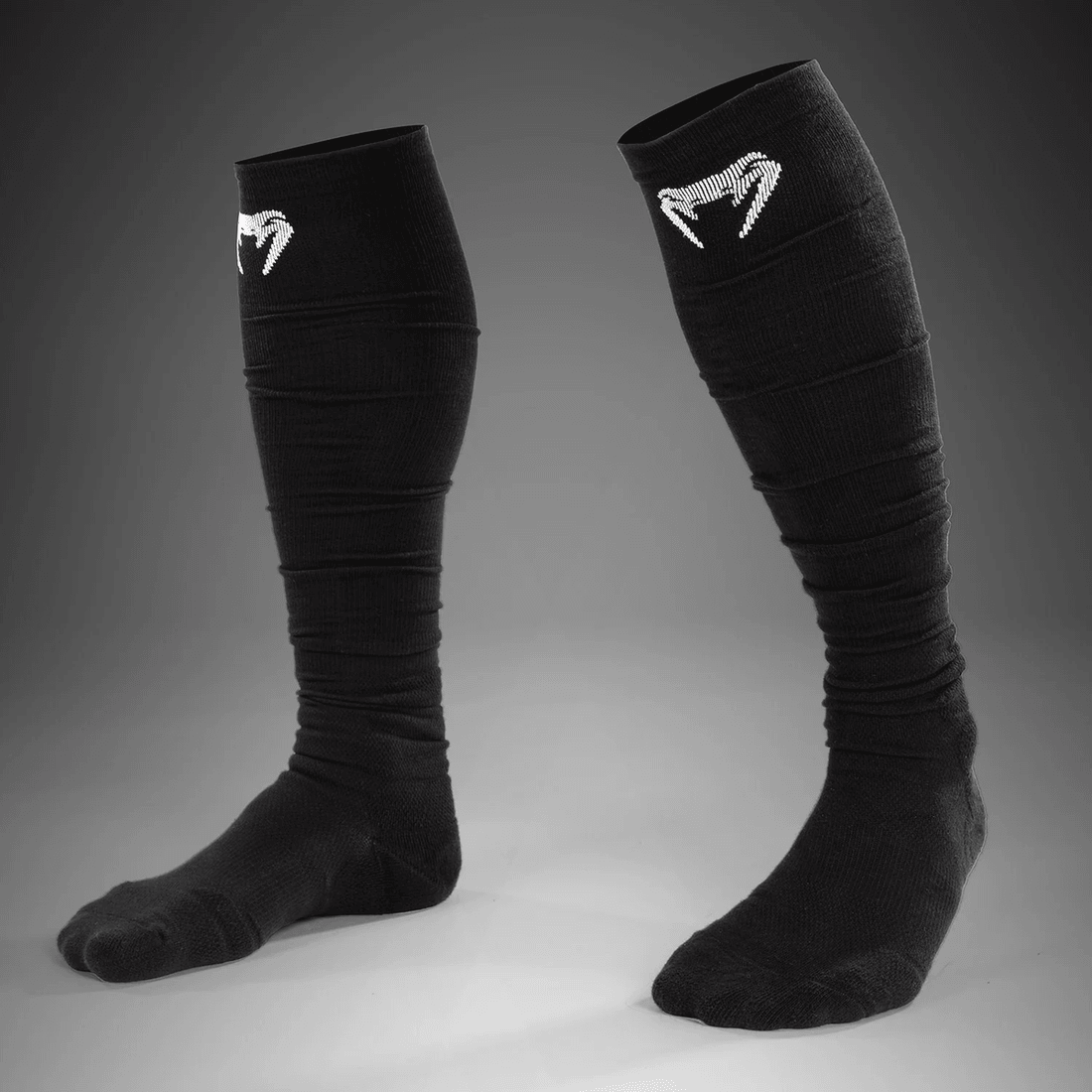 Venum Elite Performance Long Socks - Black/White