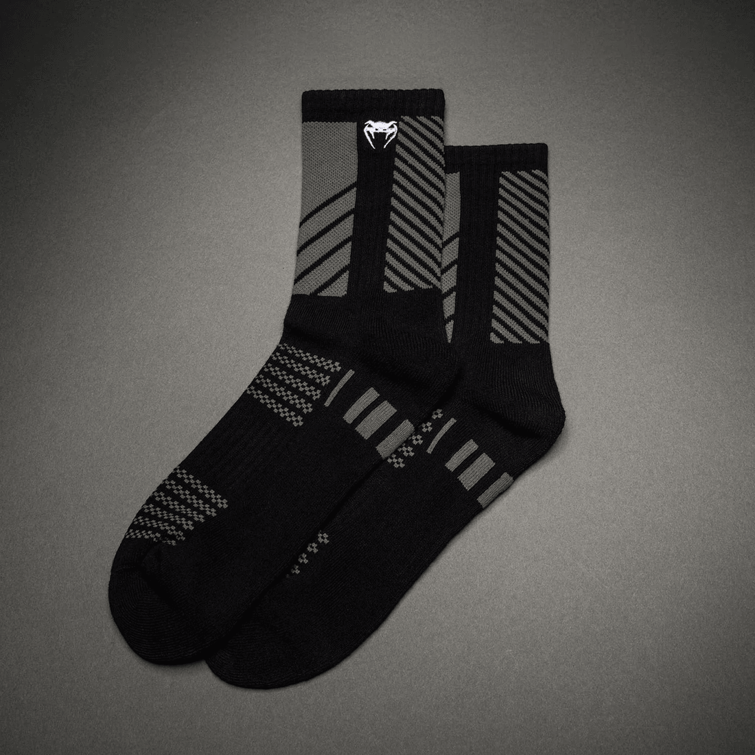 Venum Vector Crew Socks - Black/Grey