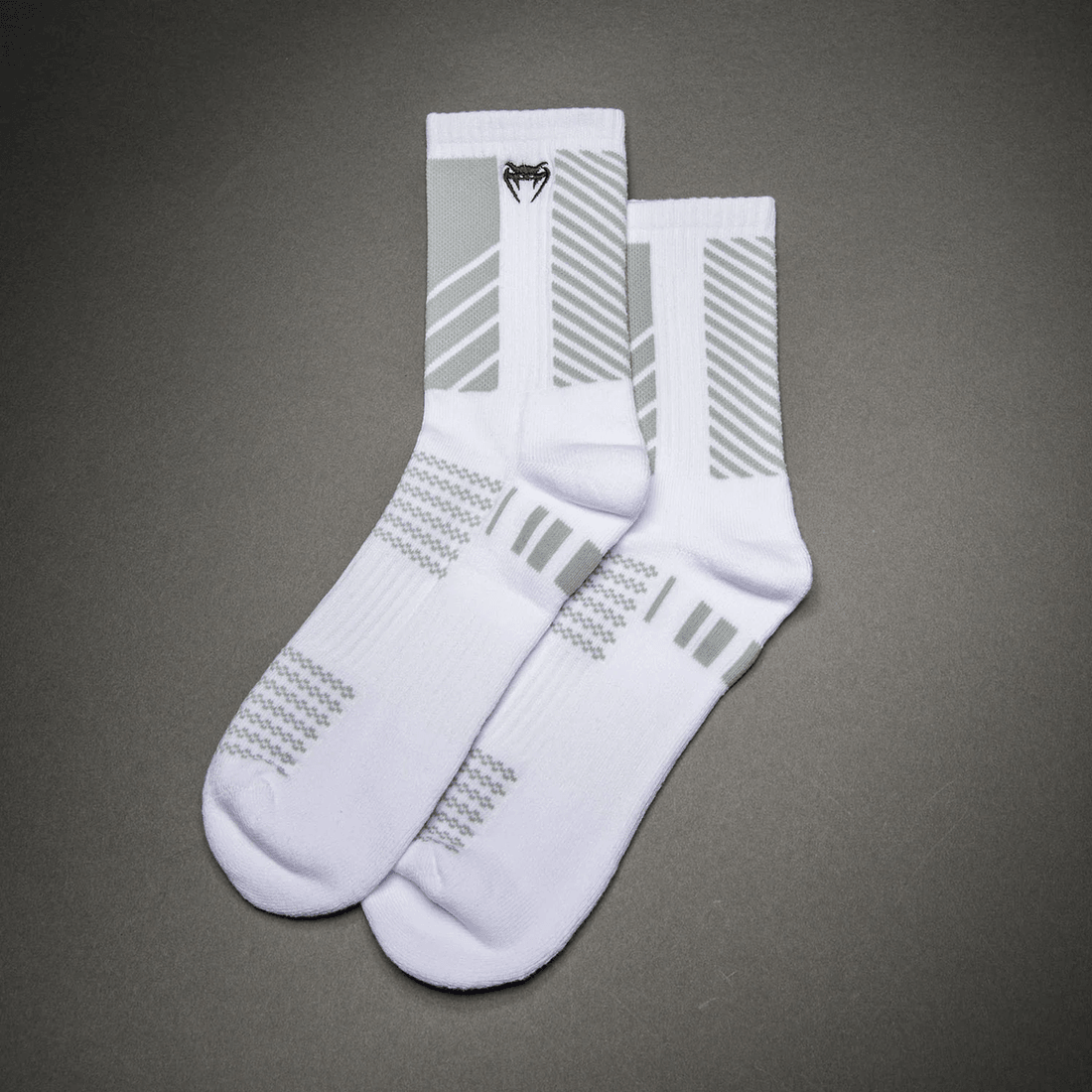 Venum Vector Crew Socks - White/Grey