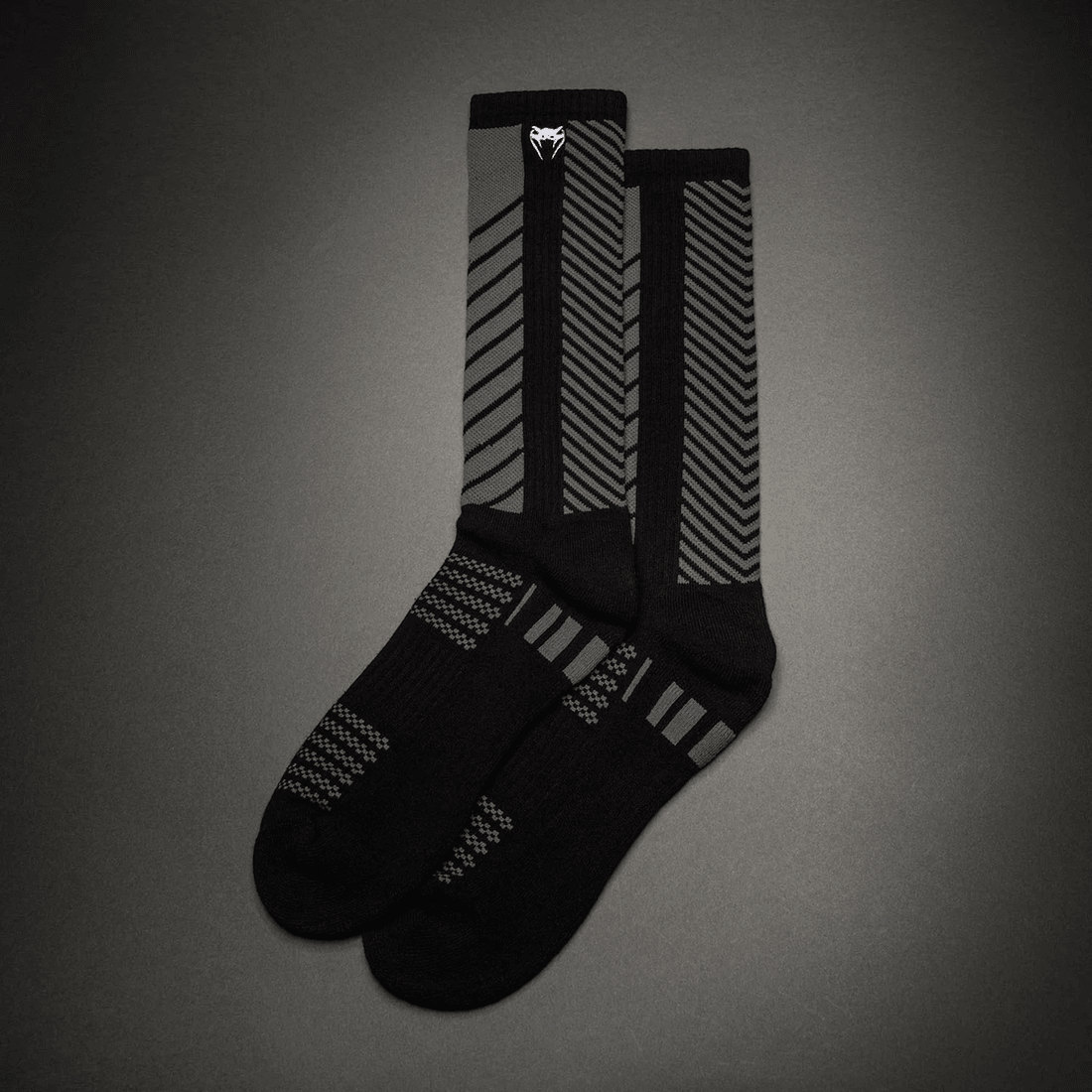 Venum Vector Over-the-Calf Socks - Black/Grey