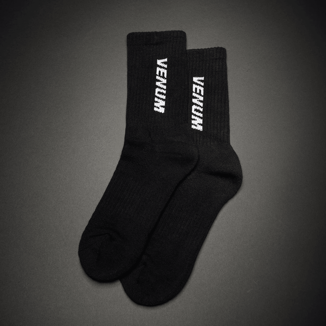 Venum Essential Crew Socks (Set of 3 pairs) - Black/White