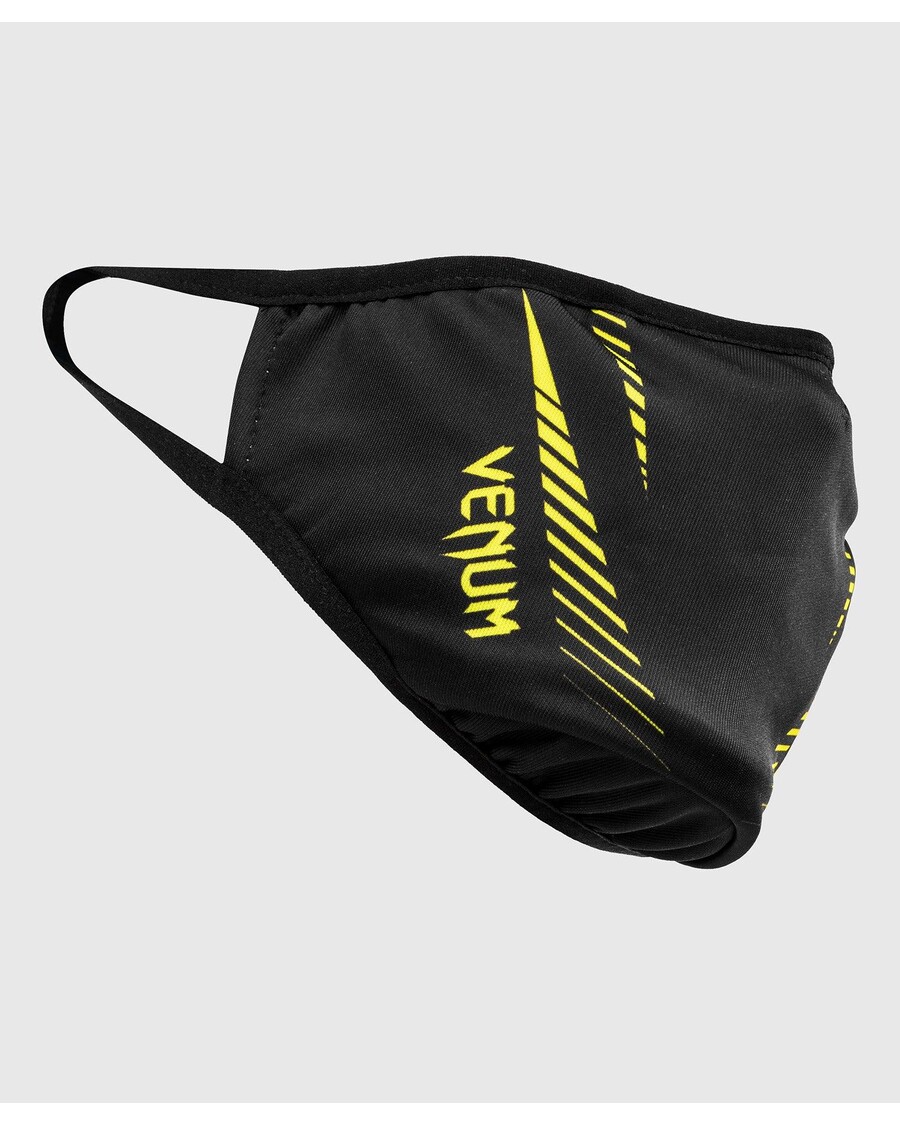 Venum フェイスマスク - ブラック/ネオイエロー