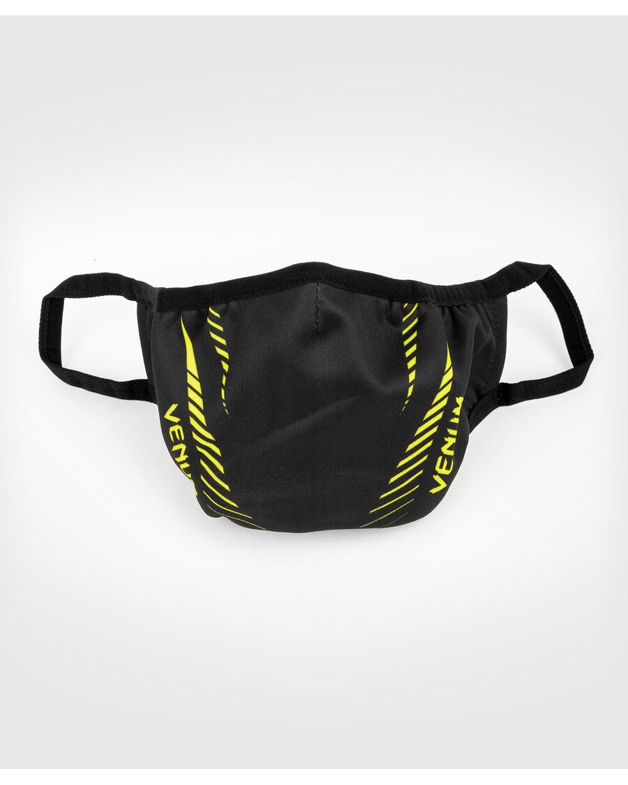 Venum フェイスマスク - ブラック/ネオイエロー