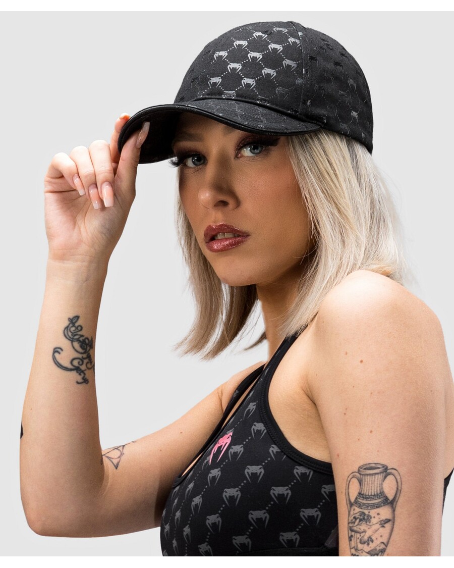 قبعة مونوغرام فينوم - أسود/أسود