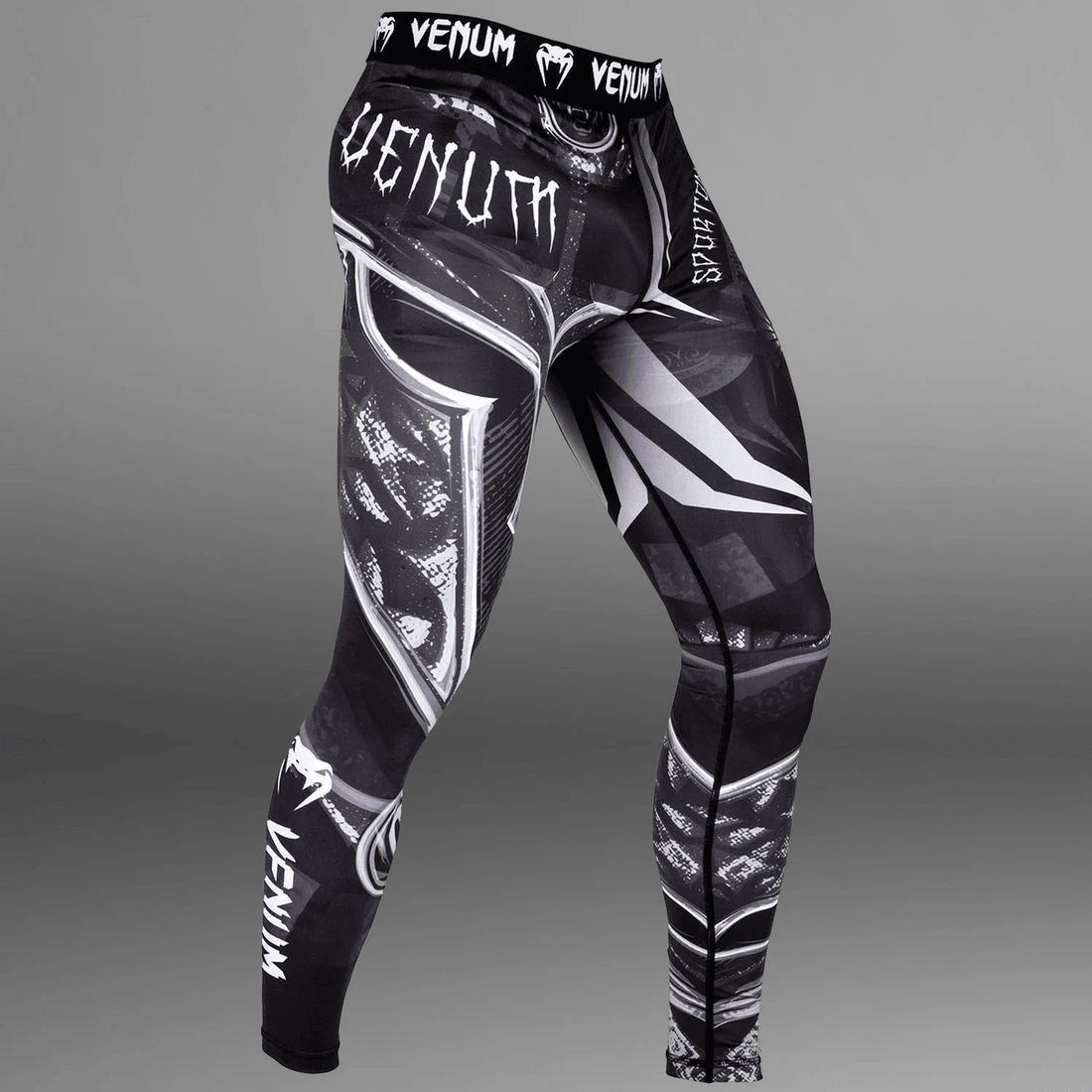 Venum Gladiator 3.0 Compression Tights - Black/White