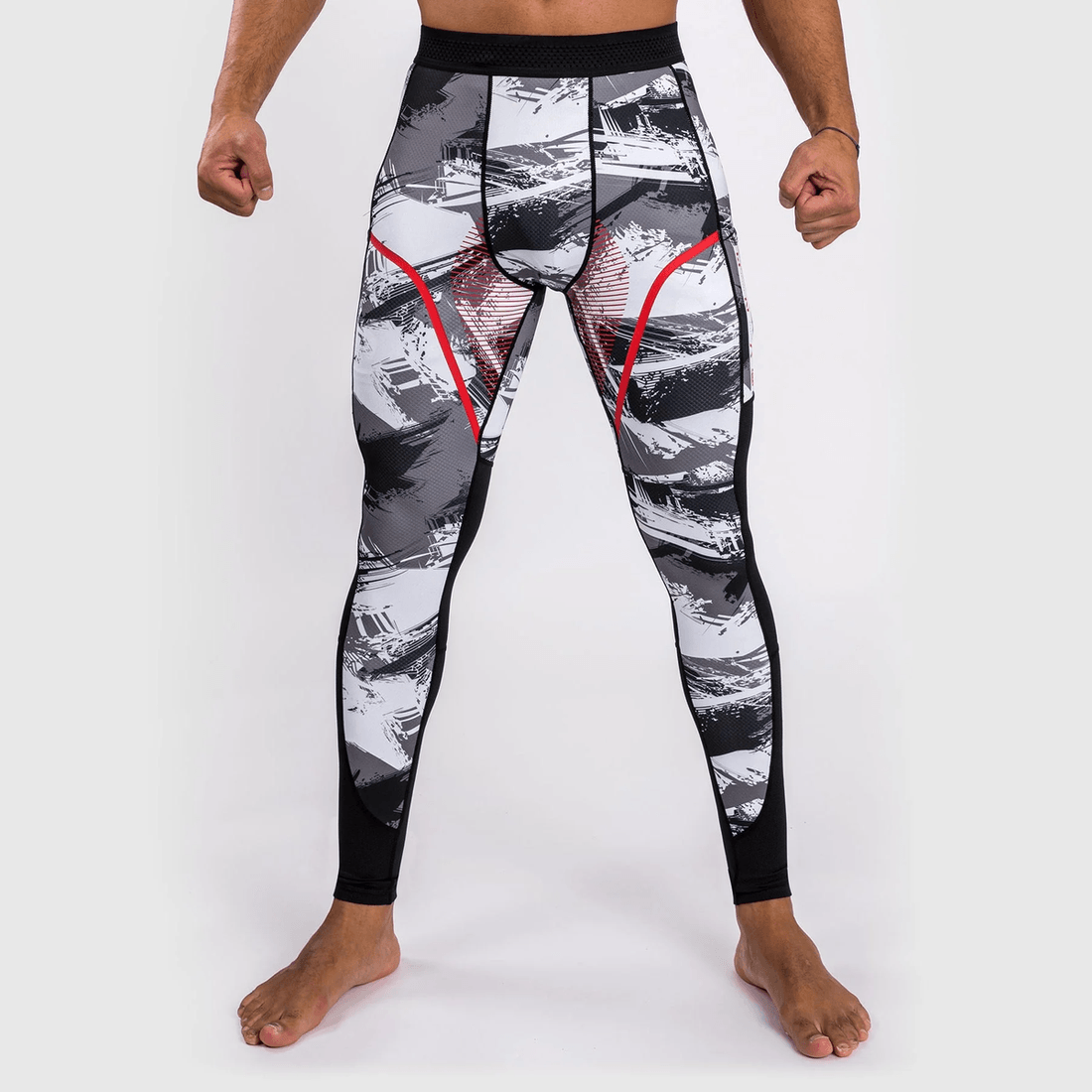 Venum Electron 3.0 Spats - Grey/Red