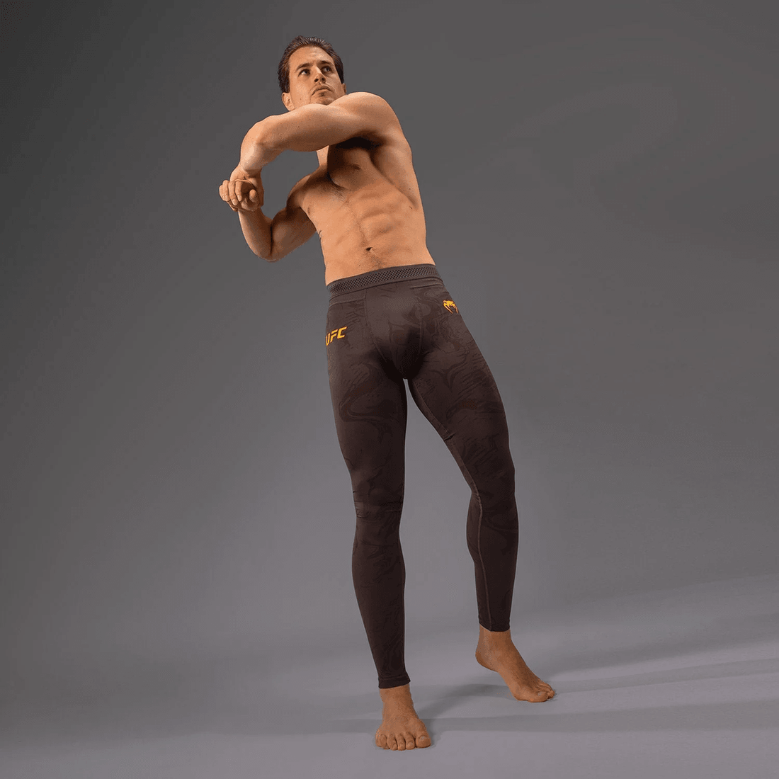 UFC Fusion by Venum Fight Week Men’s Performance Tight - Earthen Brown
