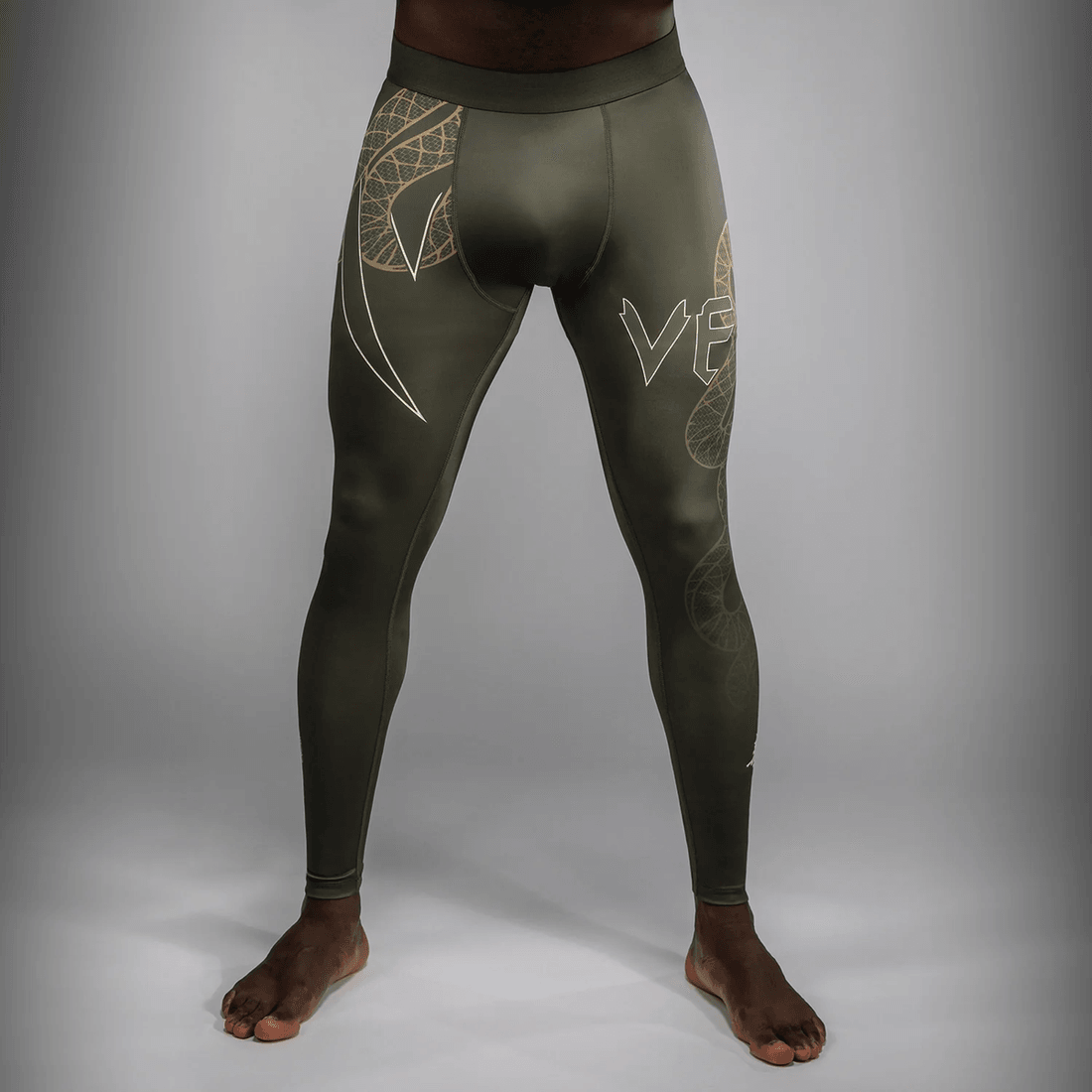Venum Serpenti Spats - Khaki/Bronze/Ivory