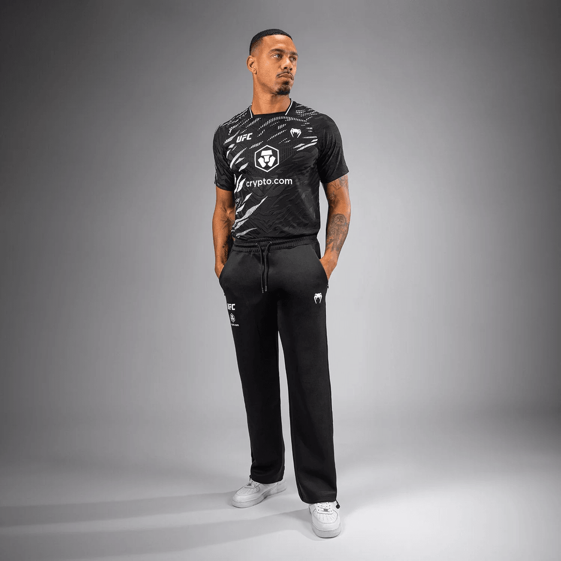 UFC Fusion by Venum Authentic Fight Night Men’s Straight Leg Walkout Pant - Black